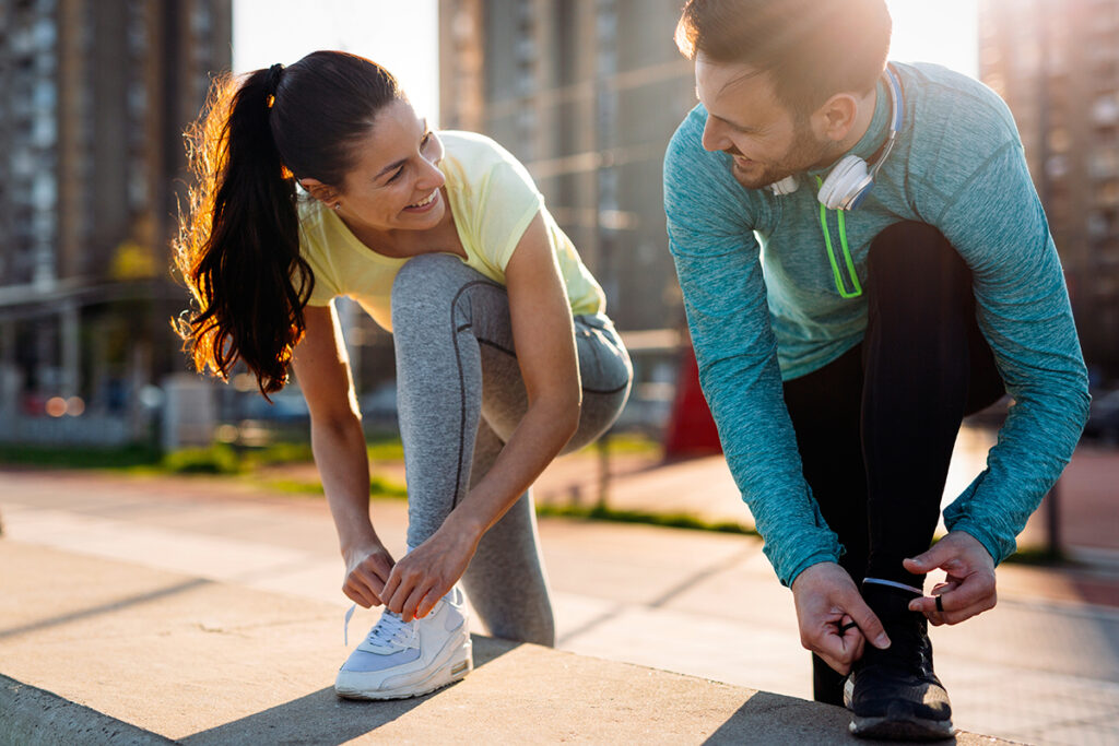 couple workingout anxiety facebook